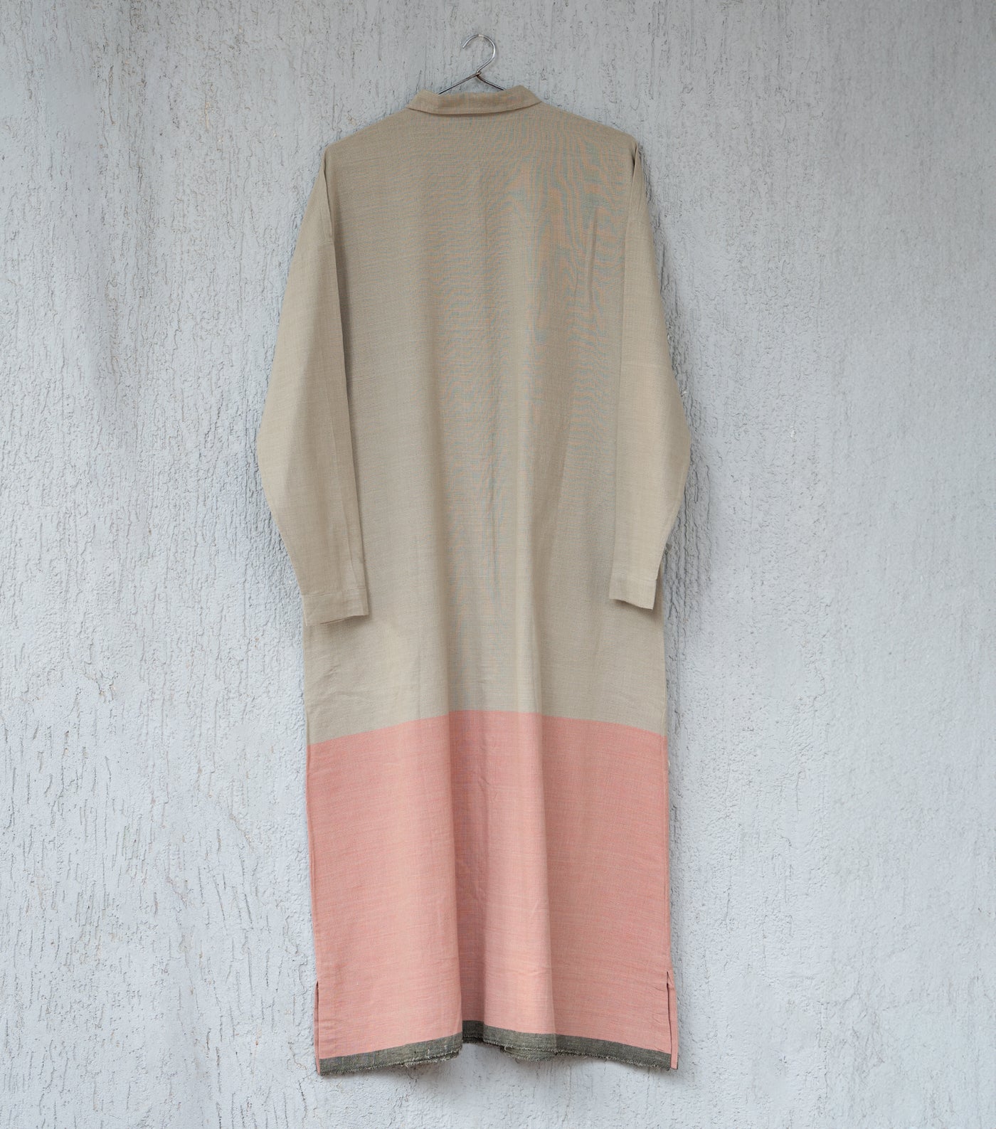 Beige Khadi Kurta