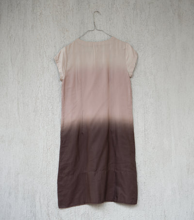 Pink Brown Ombre Kurta