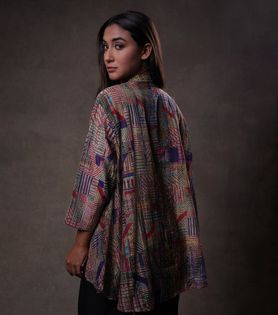 Multi Color Cotton Printed Shirt