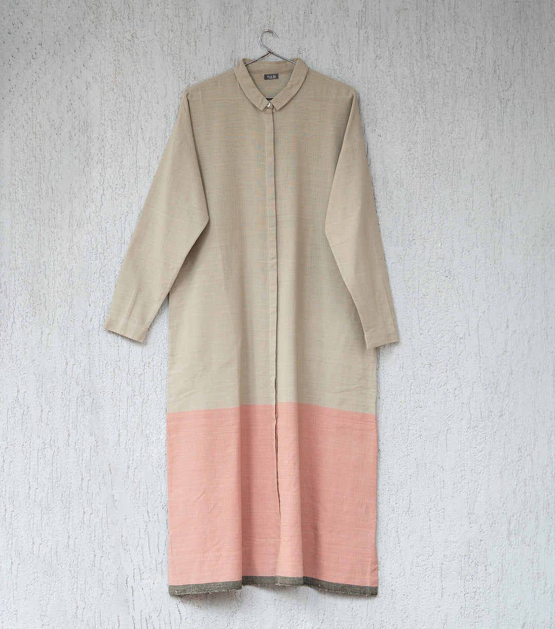 Beige Khadi Kurta