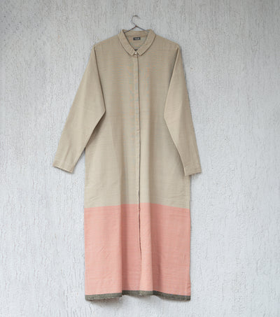 Beige Khadi Kurta