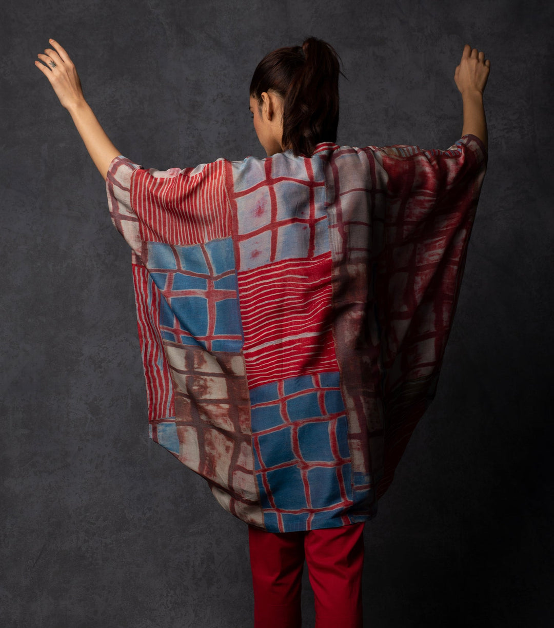 Red Printed Cotton Tunic