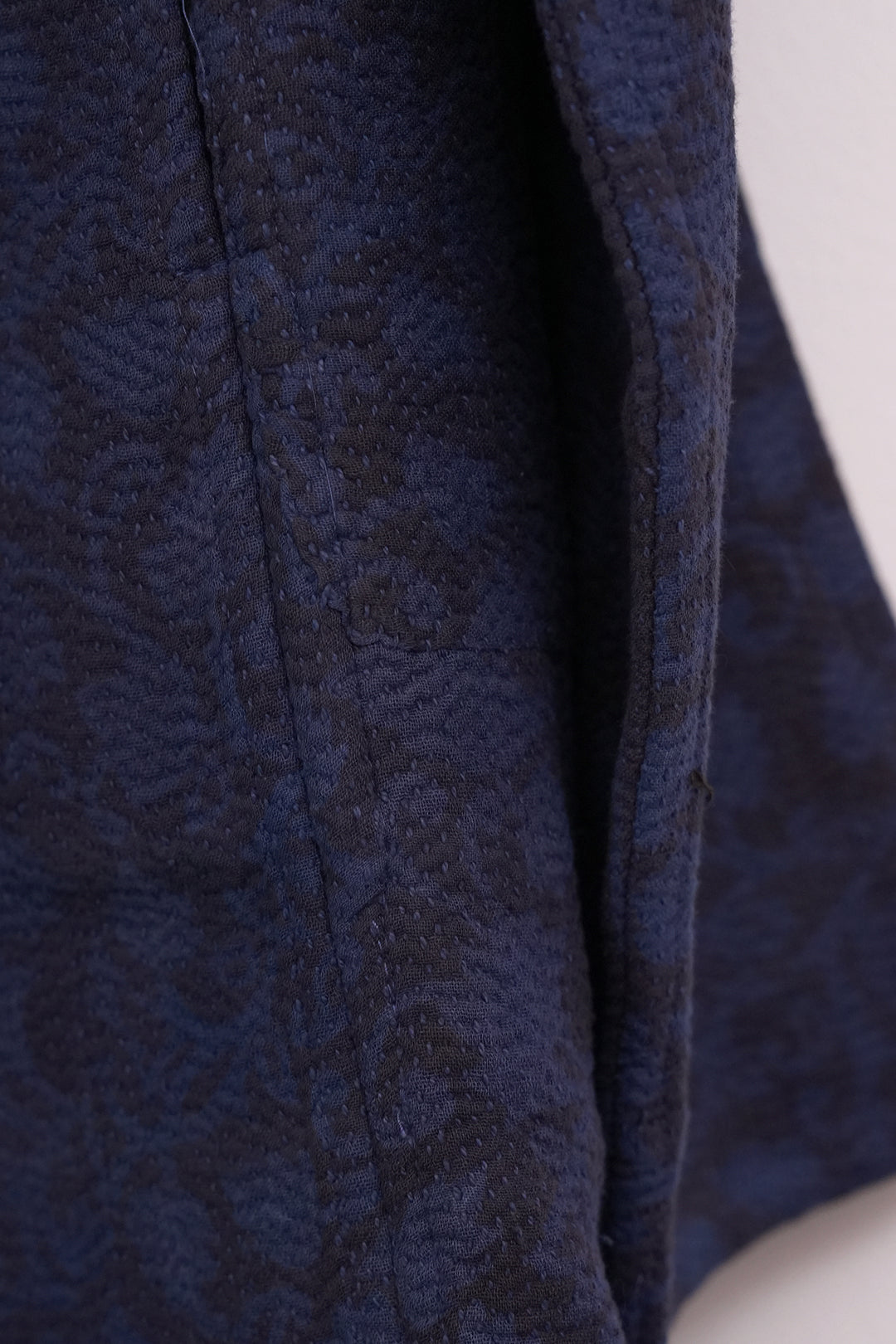 Navy Blue Vintage Cotton Kantha Jacket