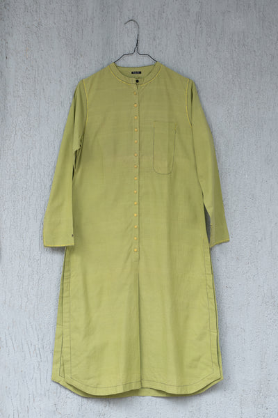 Green Cotton Kurta