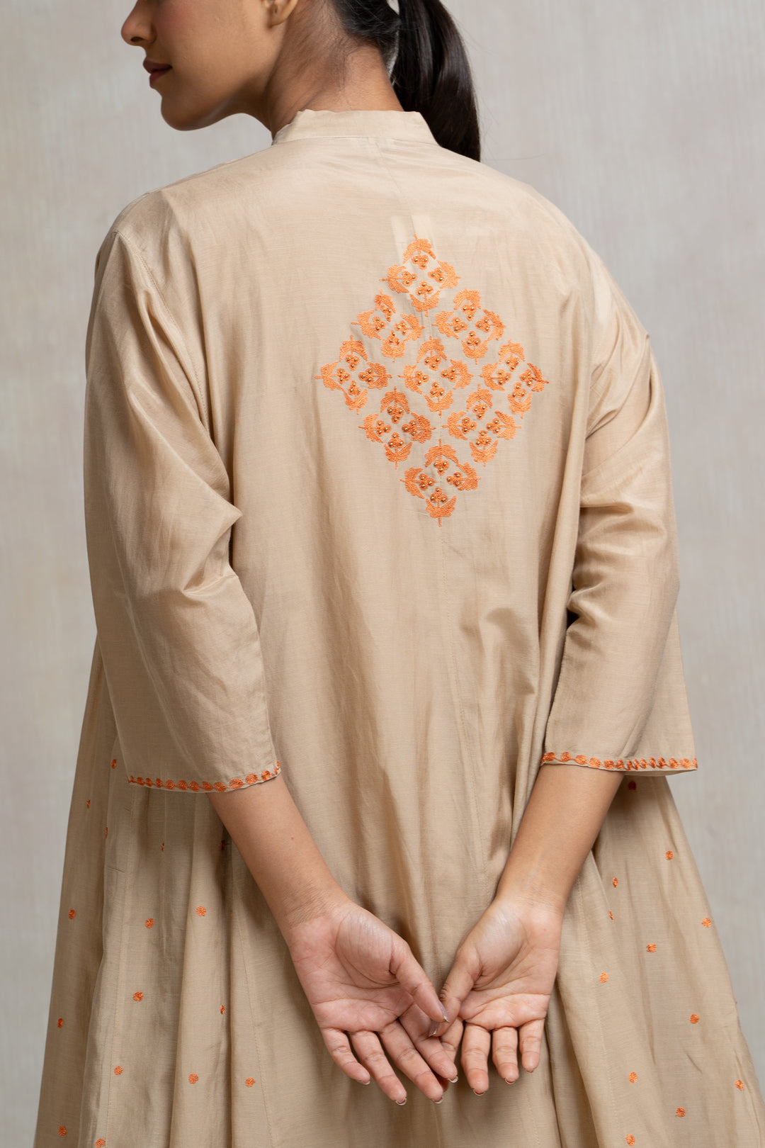 Thread Embroidered Choga