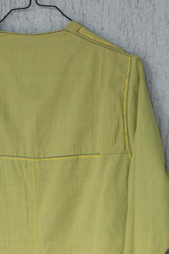 Green Cotton Kurta