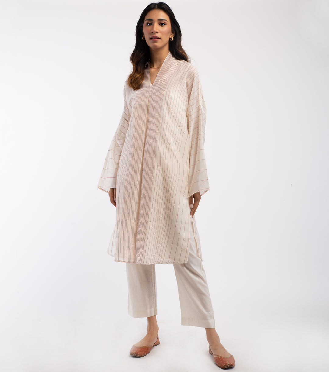 Natural Chanderi Tunic