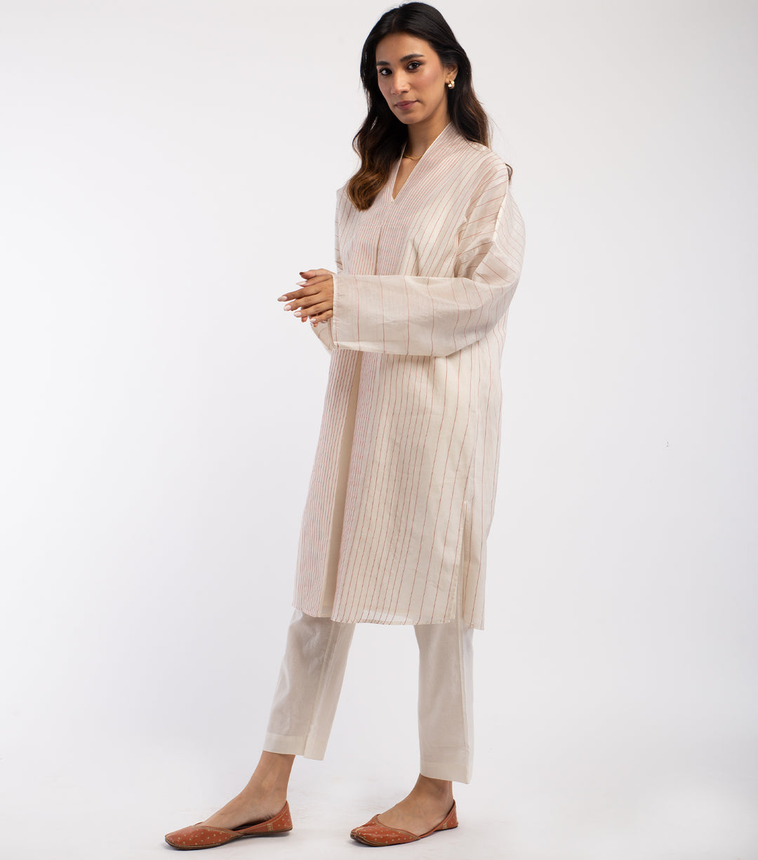 Natural Chanderi Tunic