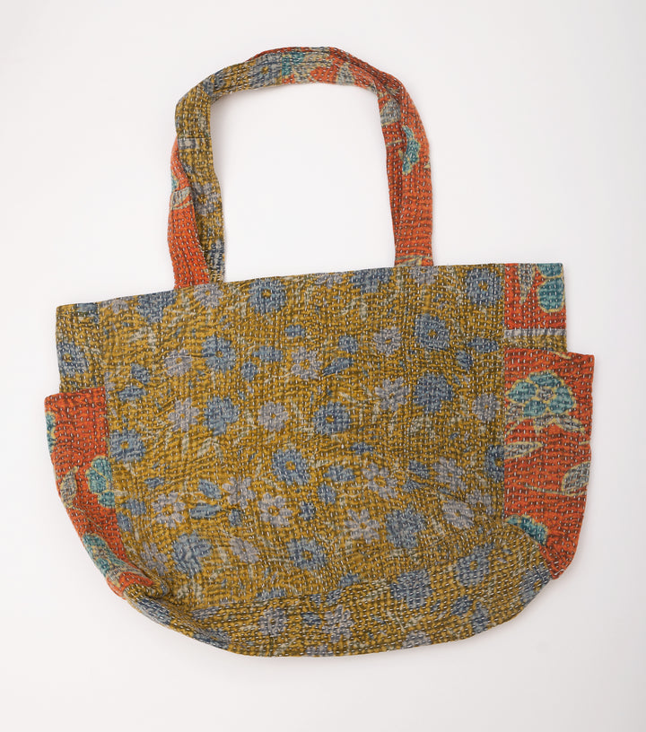 Multi Color Handcrafted Kantha Embroidered Bag