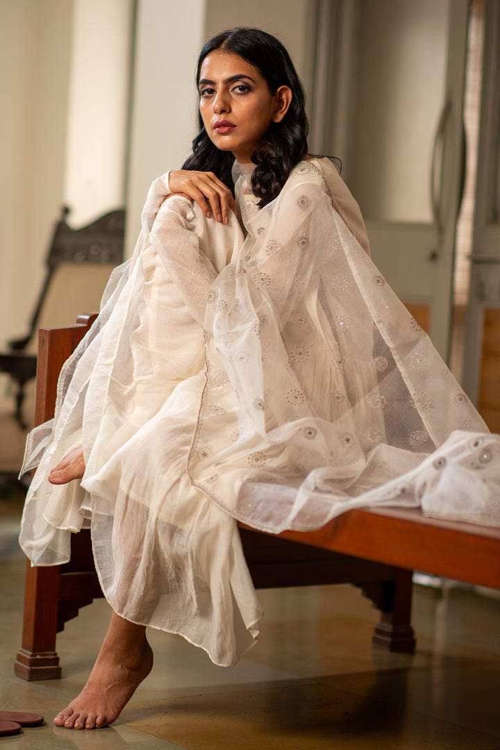 Natural Organza Dupatta