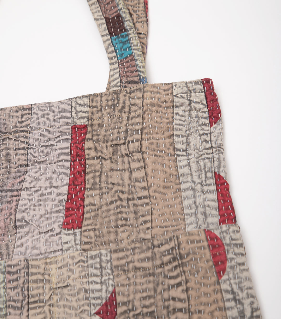 Multi Color Handcrafted Kantha Embroidered Bag