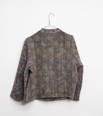 Grey Vintage Cotton Kantha Jacket