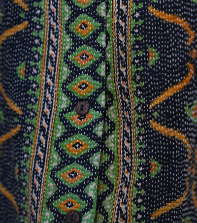 Green Vintage Cotton Kantha jacket