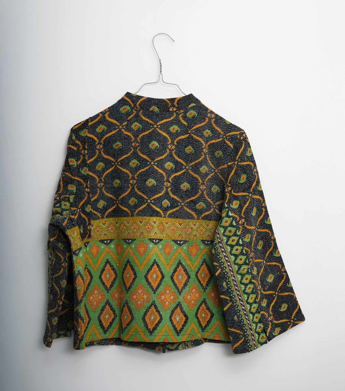 Green Vintage Cotton Kantha jacket