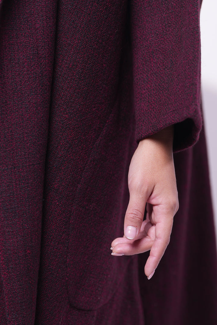 Maroon Wool Jacket