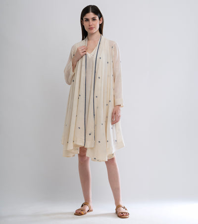 Pure Cotton Jamdani Cape Set