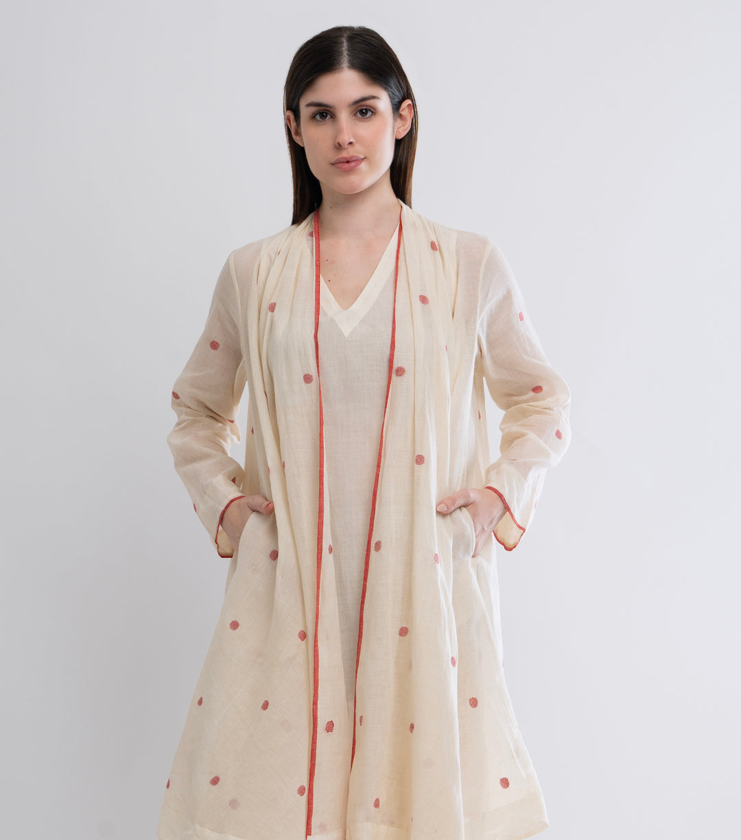 Pure Cotton Jamdani Cape Set