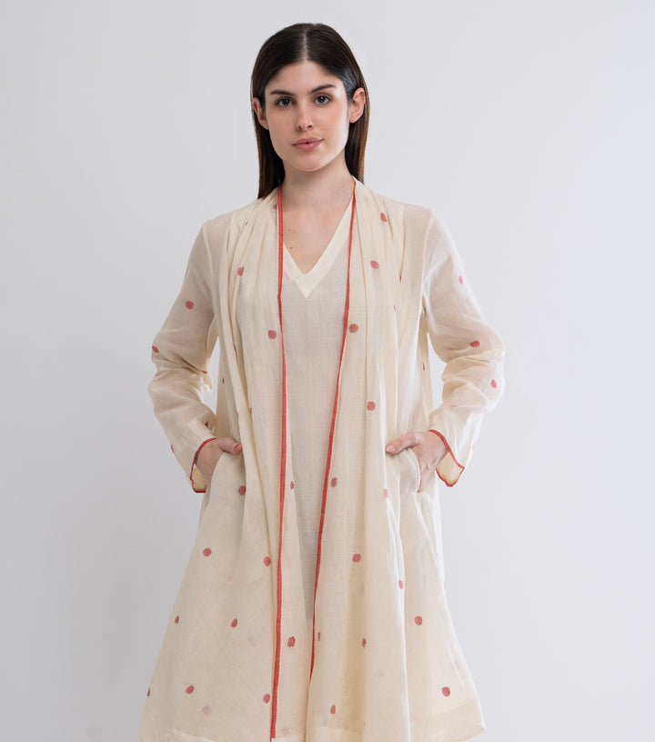 Pure Cotton Jamdani Cape Set