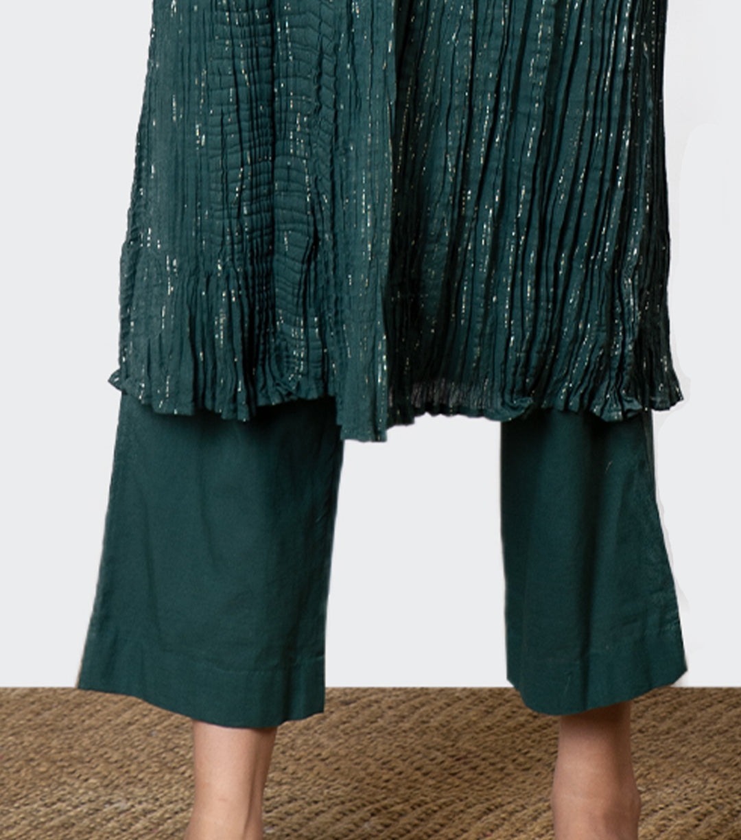 Green Cotton Pants