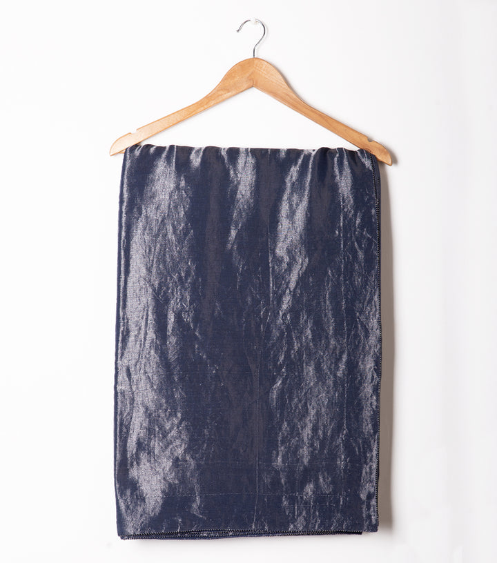 Navy Blue Tissue Saree