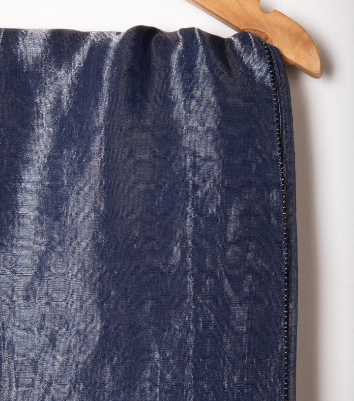 Navy Blue Tissue Saree