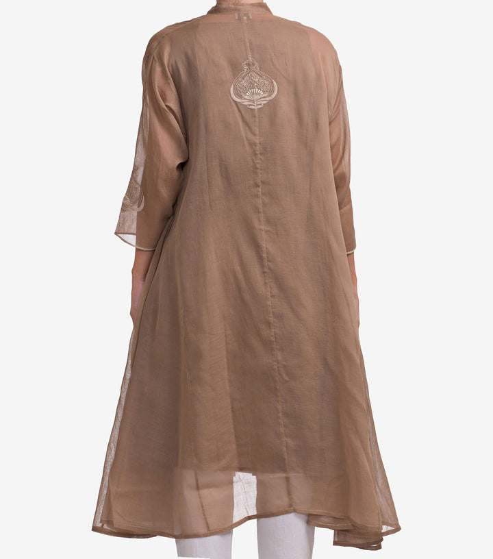 Beige Cotton Choga