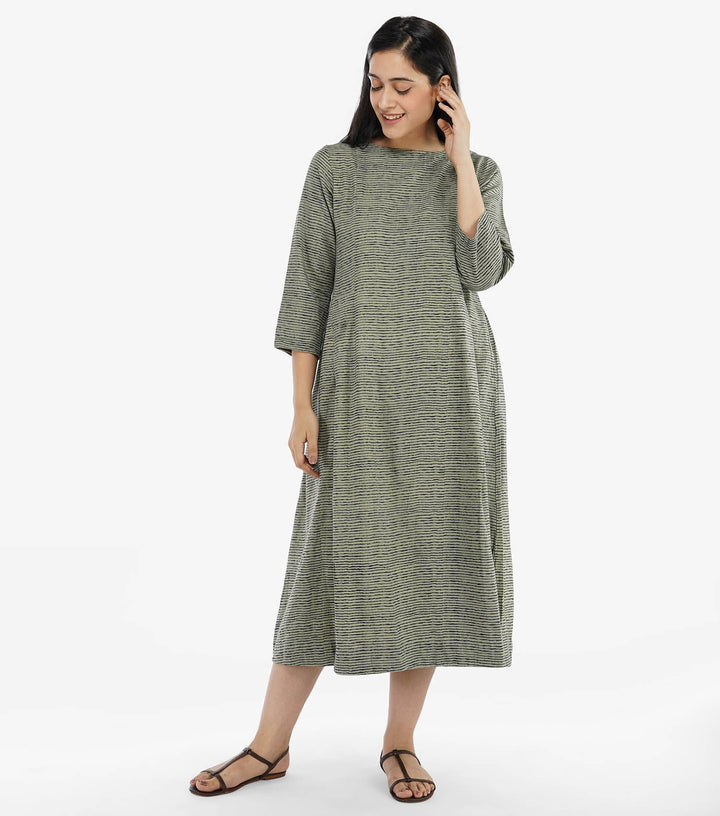 Khadi Flared Dress