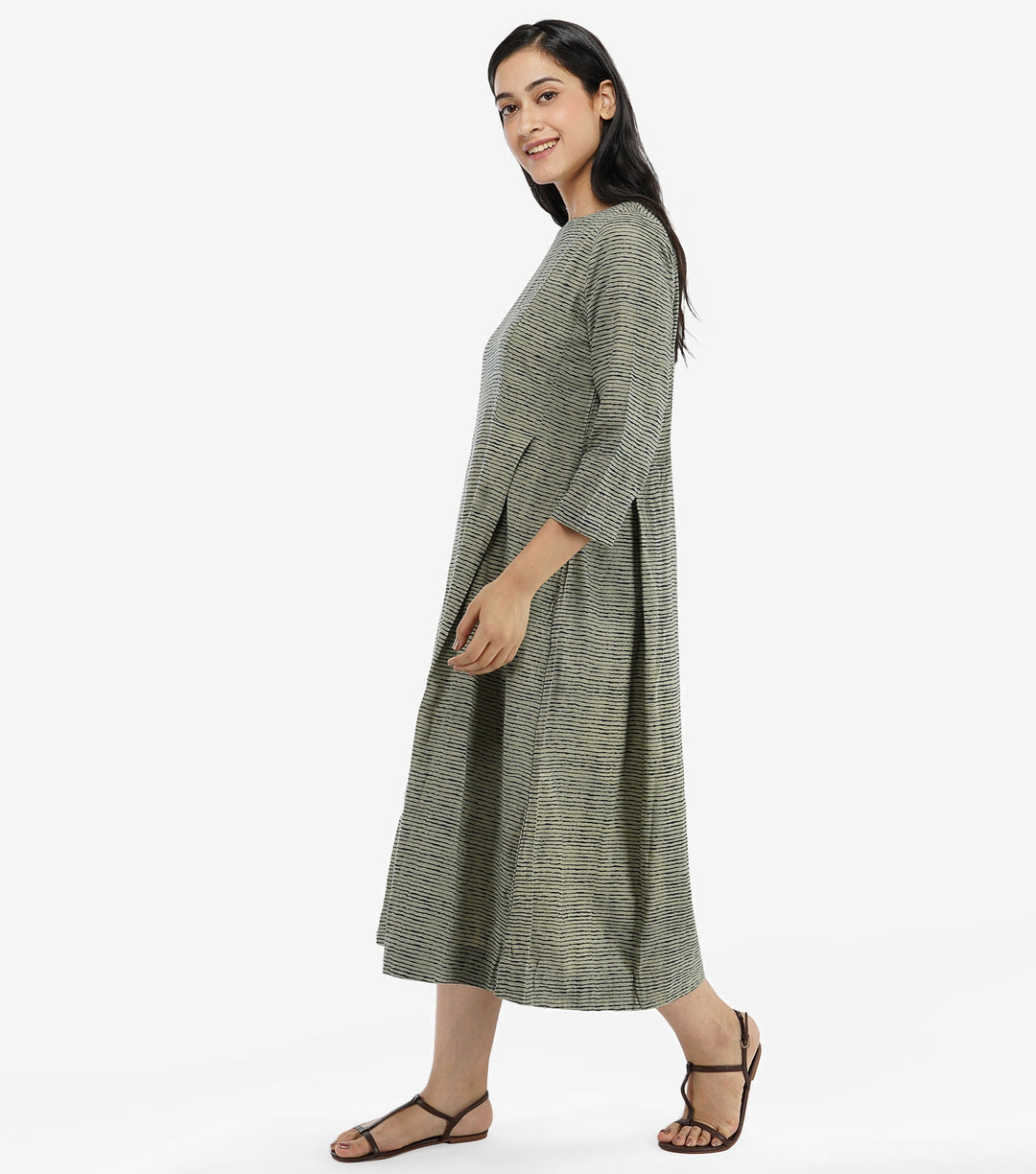 Khadi Flared Dress