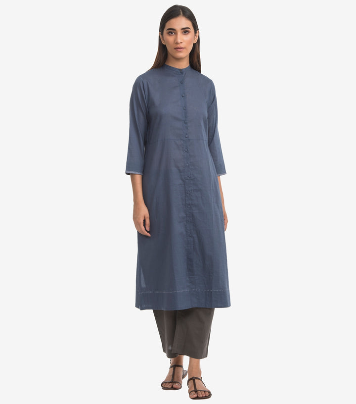 Blue Cotton Shirt kurta