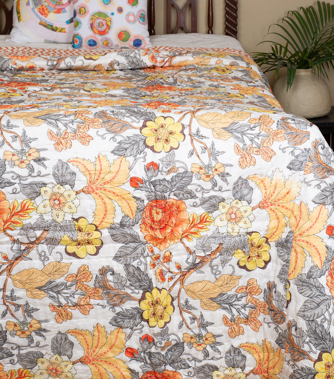 Multicolor Printed Cotton Quilt