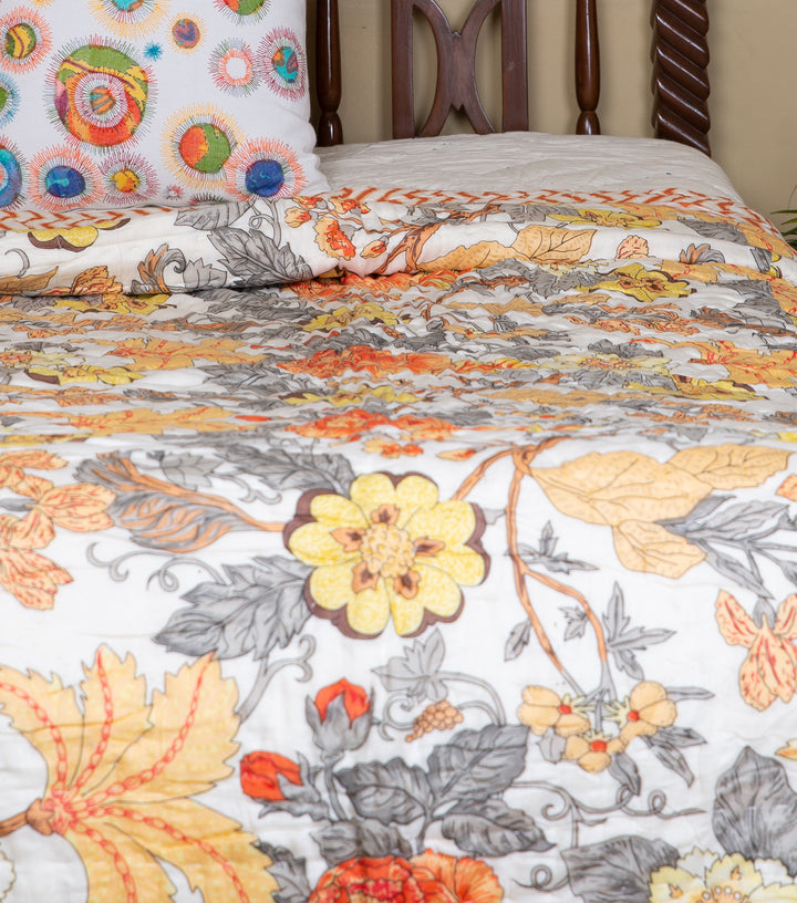 Multicolor Printed Cotton Quilt