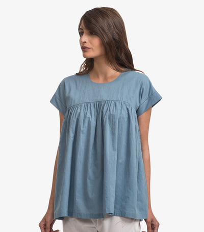 Blue cotton top