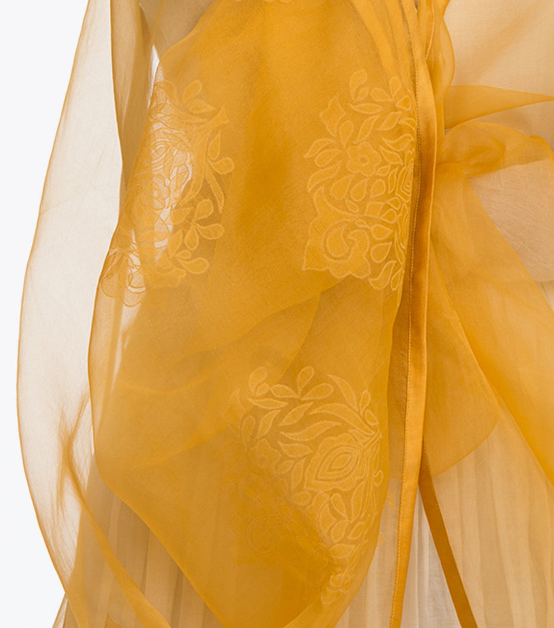 Yellow Organza Dupatta