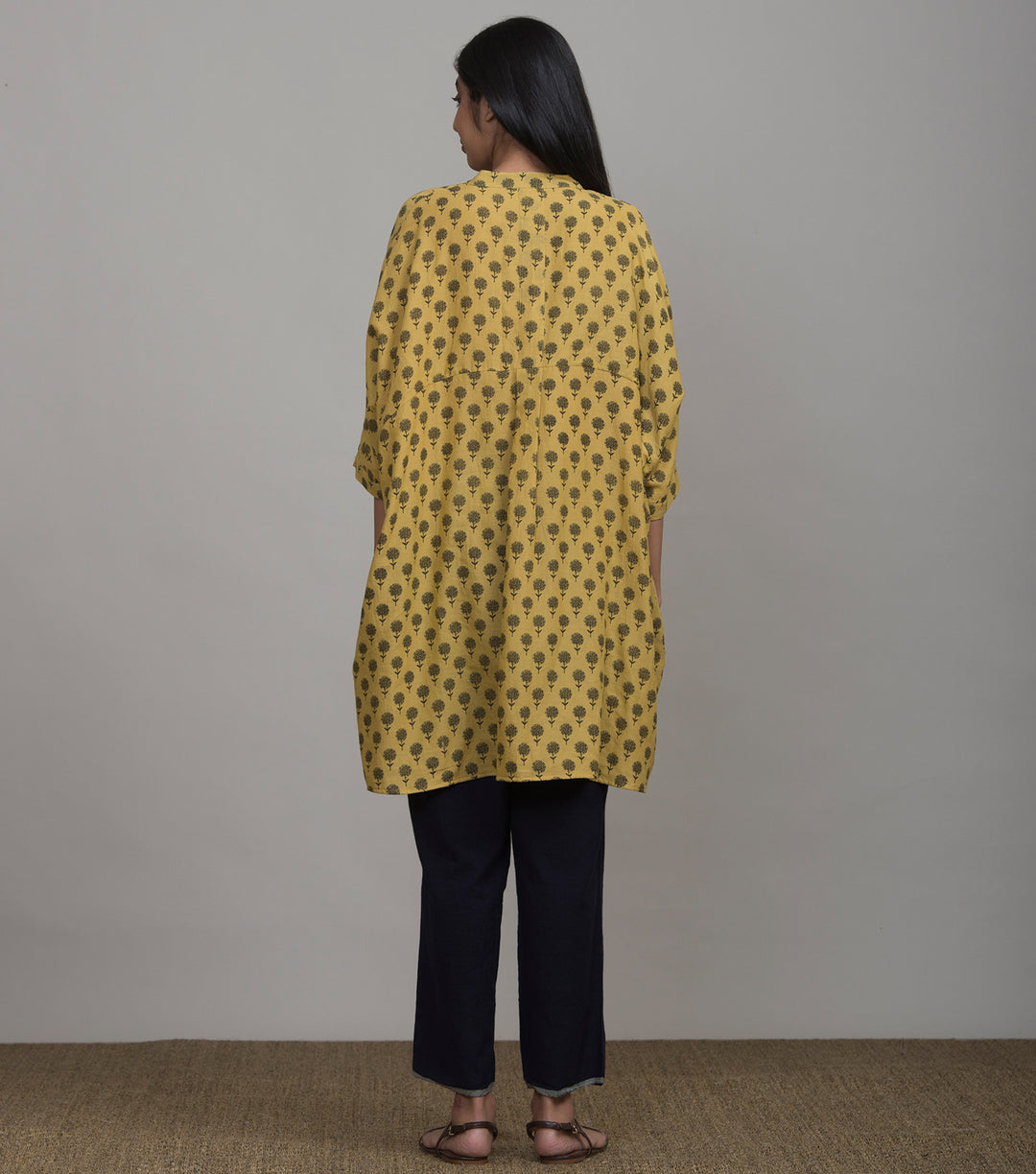 Mustard Fine Cotton Antifit Shirt