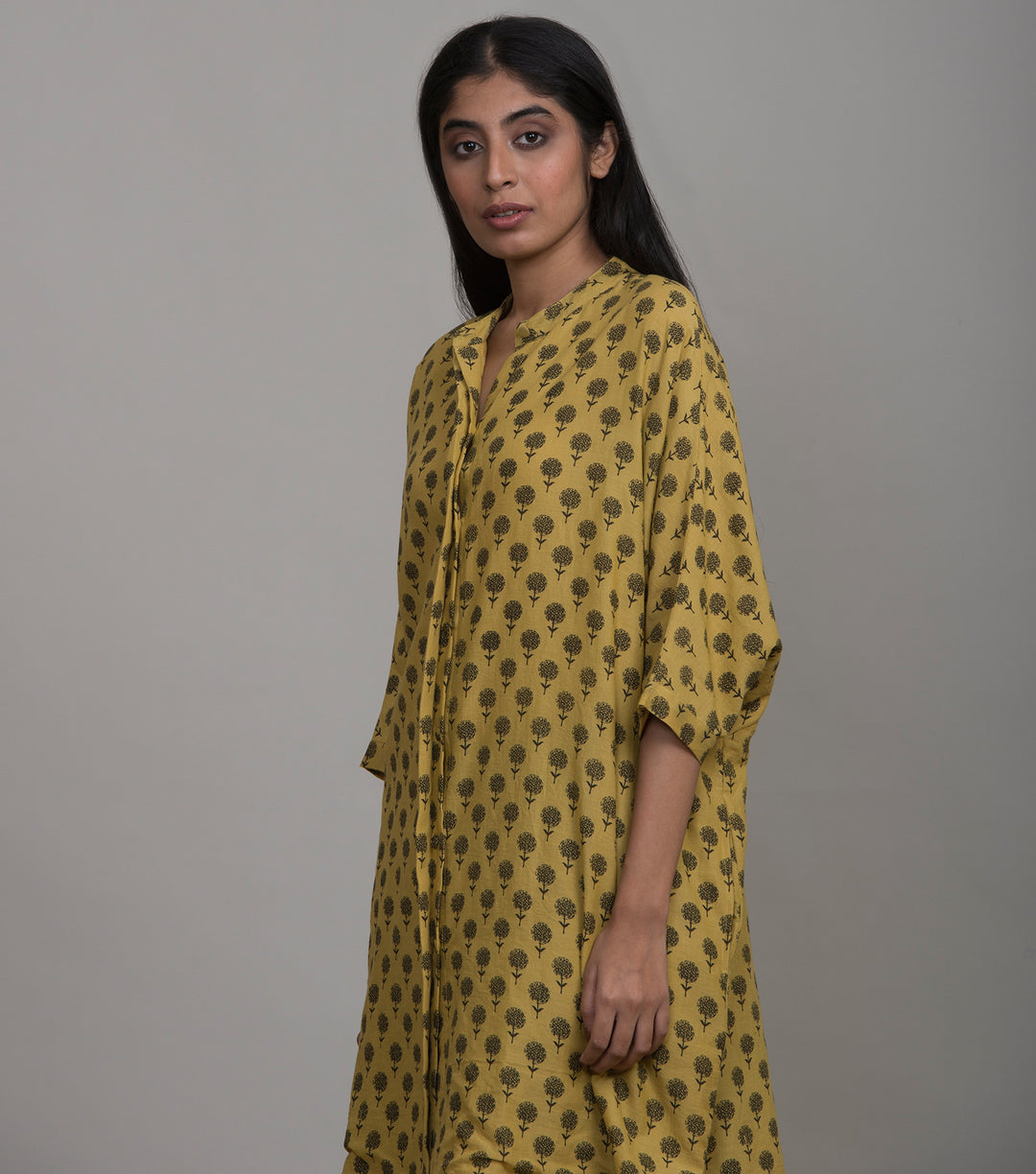 Mustard Fine Cotton Antifit Shirt