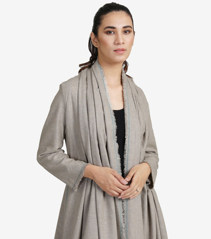 Beige wool Cape