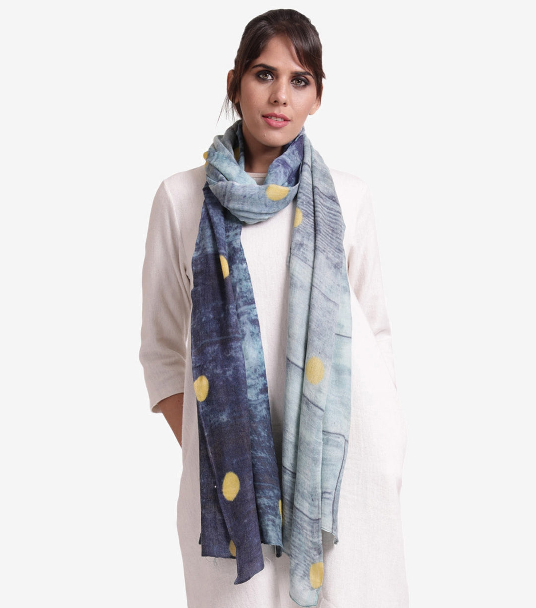 Printed wool stole