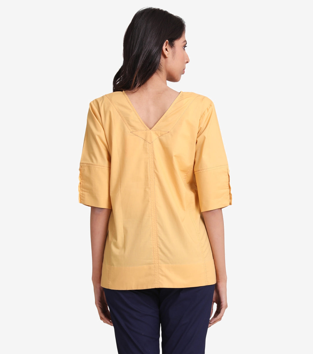 Yellow cotton top