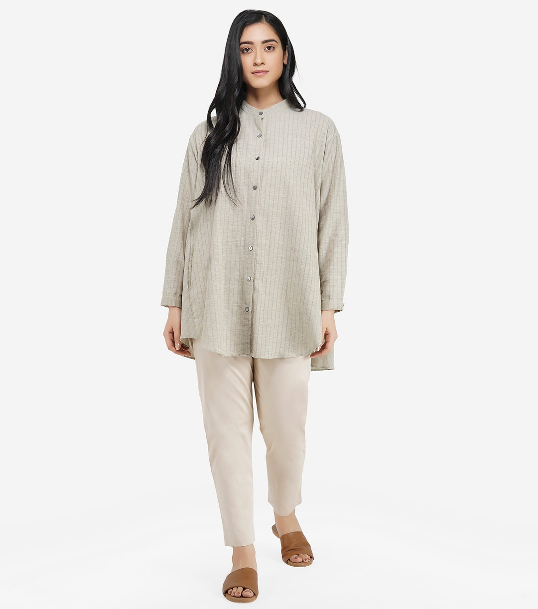 Beige khadi Antifit shirt