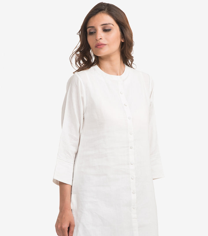 Natural Linen Shirt Kurta