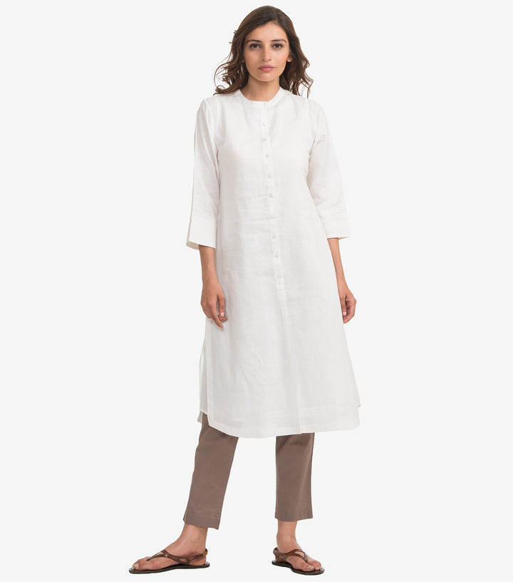 Natural Linen Shirt Kurta