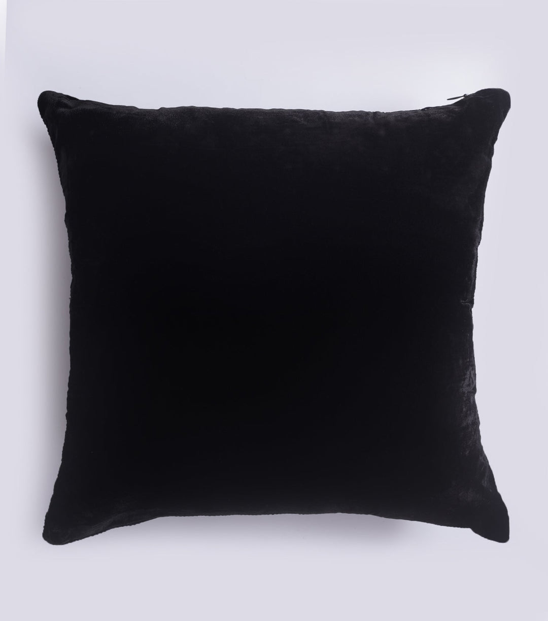 Liner Jaal Black Velvet Cushion Cover