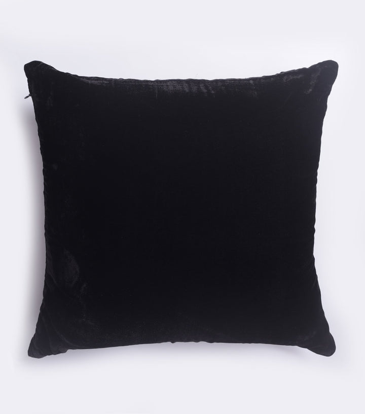 Enchanting Leapard Black Velvet Cushion Cover