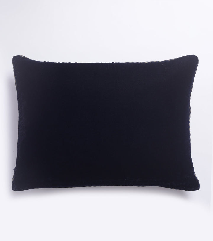 Twinkling Stripes Navy Velvet Cushion Cover