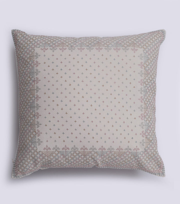 Natural vintage embroidery Cushion Cover