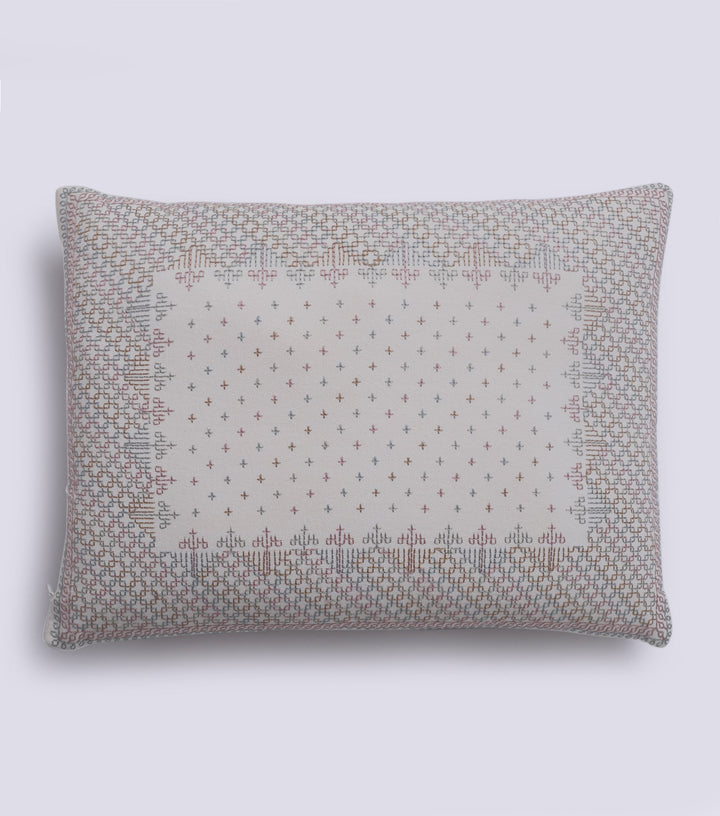 Natural vintage embroidery Cushion Cover