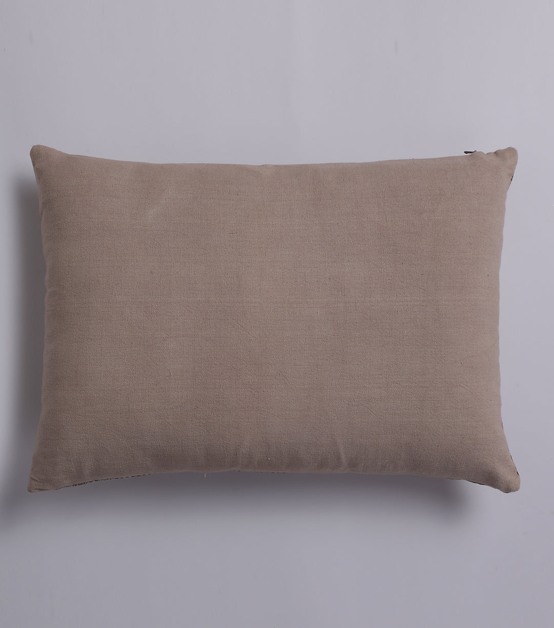 Printed Cotton and Velvet Cushion Cover