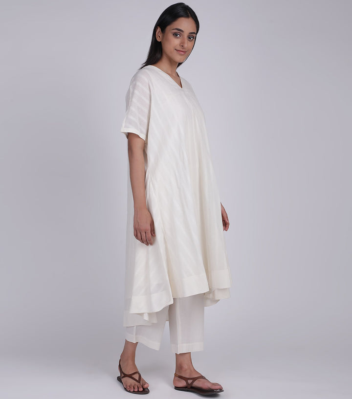 Dobby Cotton Natural Summer Kurta