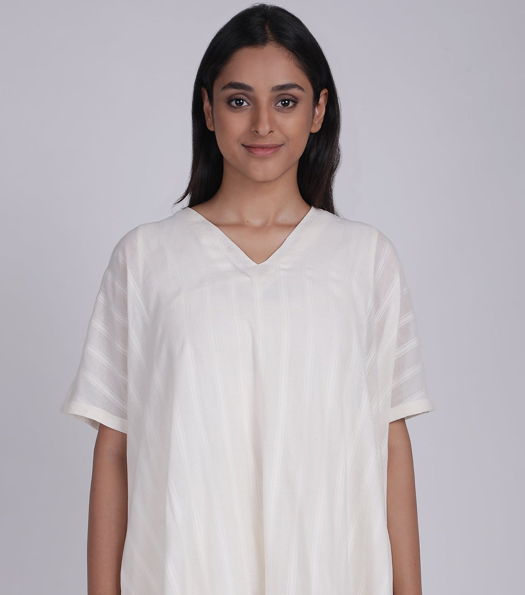 Dobby Cotton Natural Summer Kurta