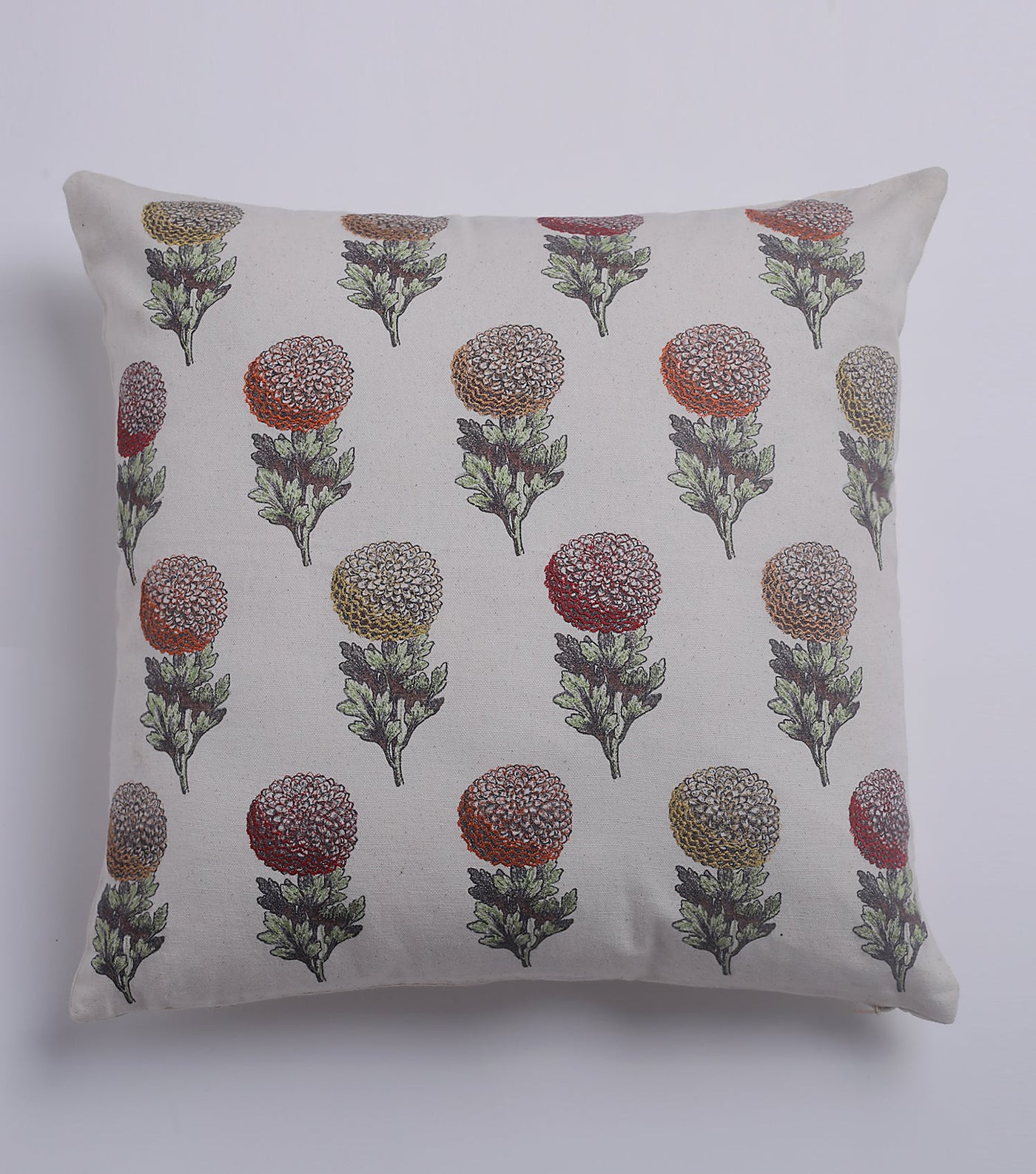 Natural Floral Printed Cushion Cover